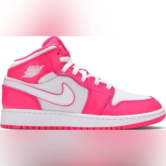 Air Jordan one mid super pink - Picture 1 of 7